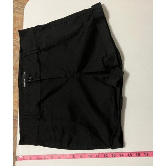 Women’s Black Cuffed Dress Shorts Size 16 – Classic Fit Flat Front - Picture 7 of 7